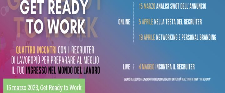Get Ready to Work con Lavoropiù